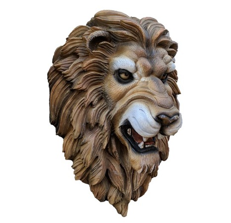 Голова Лев цветная