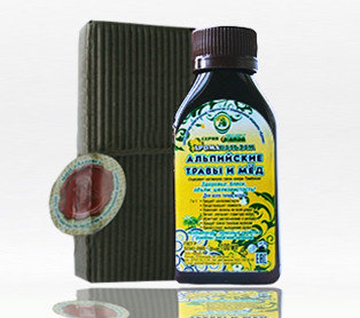 Saç kremi, alp bitkileri ve bal Tamba