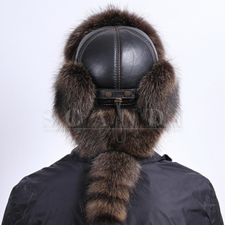 الراكون الحاصل على قبعة