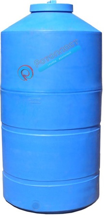 1500 л Цилиндрическая пластиковая емкость