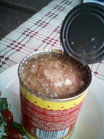 Тушенка из говядины ГОСТ