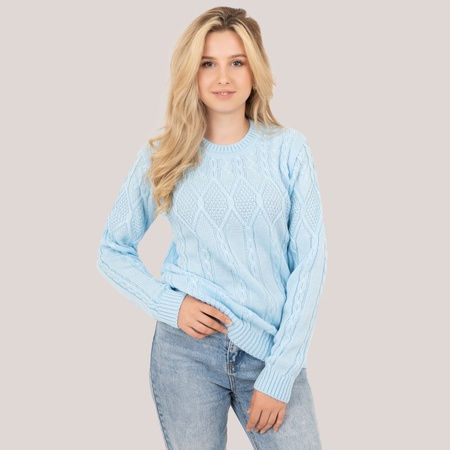 Свитер женский Пенелопа голубой