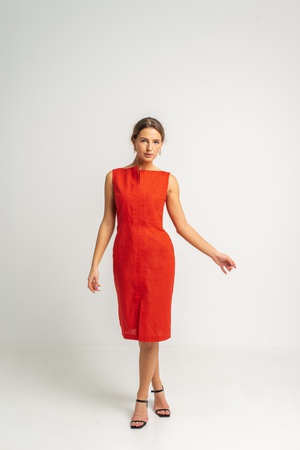 Summer&#39;20 / Keten kalem elbise