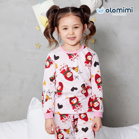 NEW 20SS Long-sleeve jacquard Strawberry princess