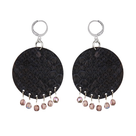 W-113SN Yılan derisi küpe