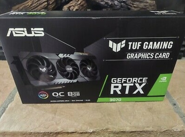 НОВАЯ видеокарта ASUS TUF Gaming GeForce RTX 3070 OC 8GB GDDR6