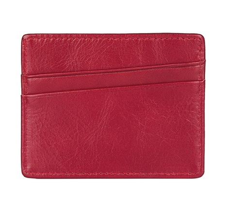 Leather short wallet