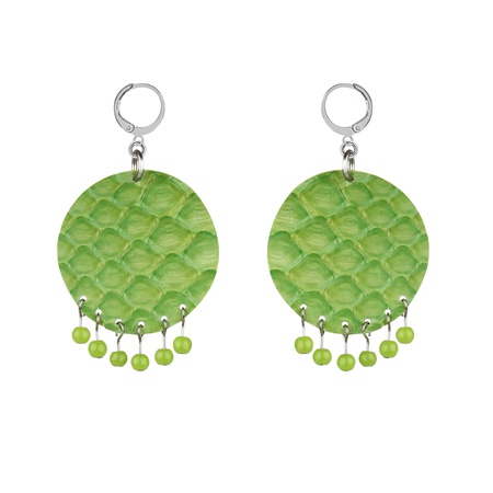 W-113SN Yılan derisi küpe