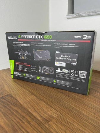Видеокарта ASUS TUF Gaming GeForce GTX 1650 OC Edition 4 ГБ