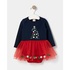 Toptan Kız Bebek Noel Elbise 6-18M