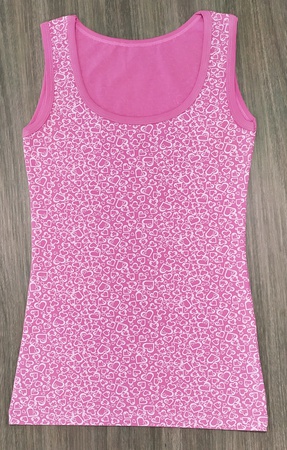 22505-2 baskılı desenli kadın t-shirt