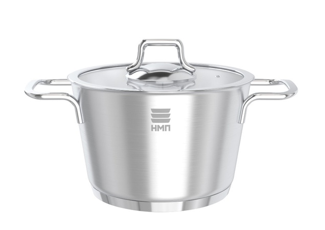 Кастрюля 1,7 л н/с со стекл. крышкой