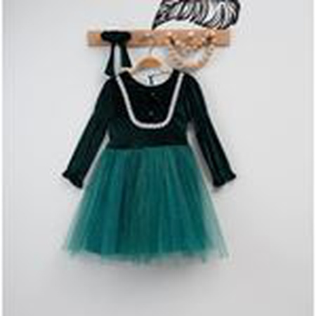 Toptan Tül 3-6Y Kız Çocuk Elbisesi