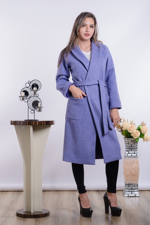 Классическое пальто с шалевым воротником