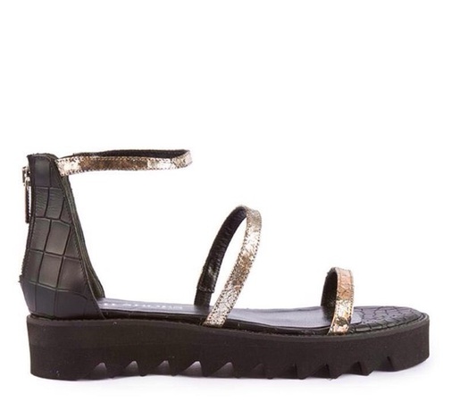 صندل Sa027 أسود بسحاب