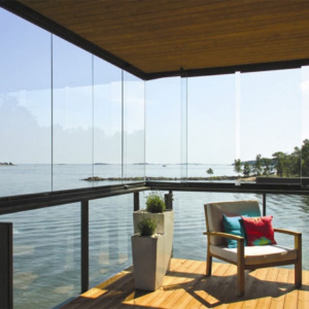 Система складывания стекла