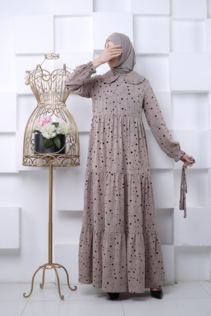 Платье с рюшками