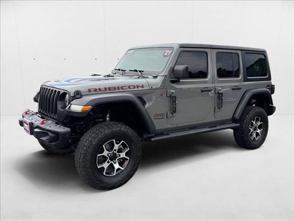 Used 2021 Jeep Wrangler Unlimited Rubicon 4dr SUV 4WD (2.0L 4cyl Turbo 8A)