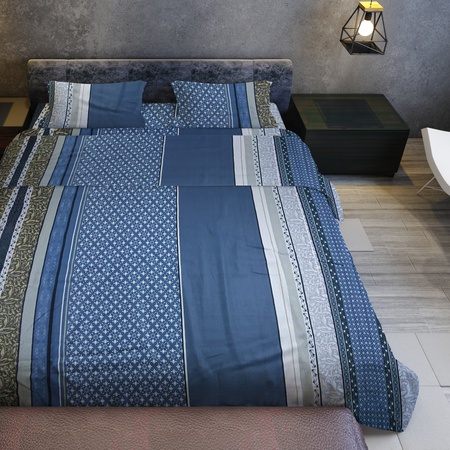 Double bed linen (with seam)