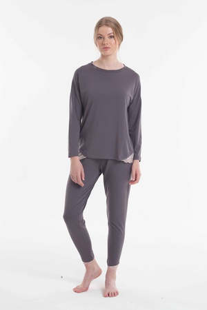 Pyjama Set %48 cotton /%48 modal / %4 elasten