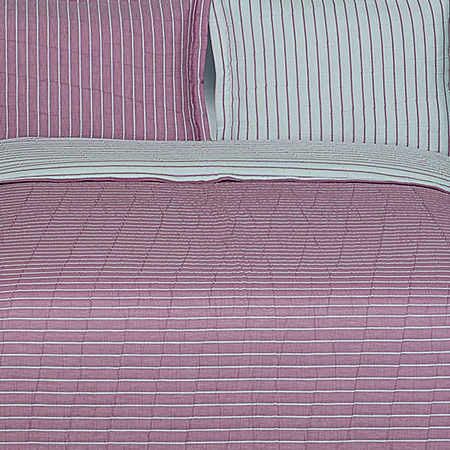 Malaga Collection Bedspread Indigo Powder Pink