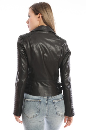 Leather jacket for women - Slm Fit