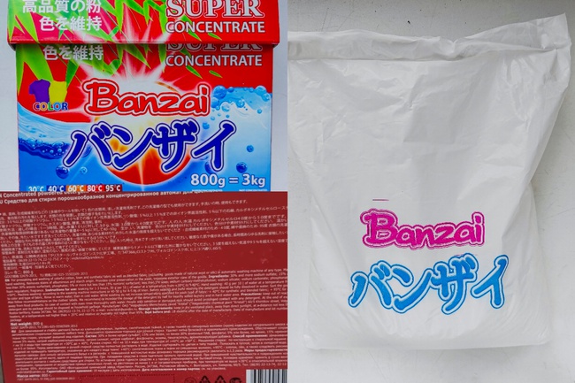 Çamaşır deterjanı Banzai süper konsantresi