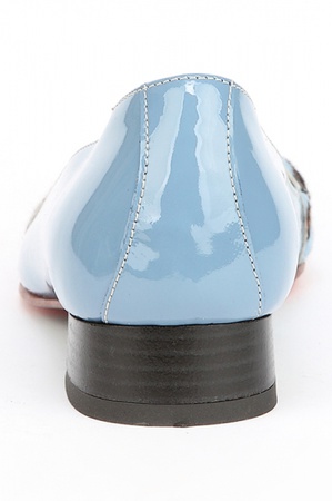 Mavi rugan düz ayakkabı pf036