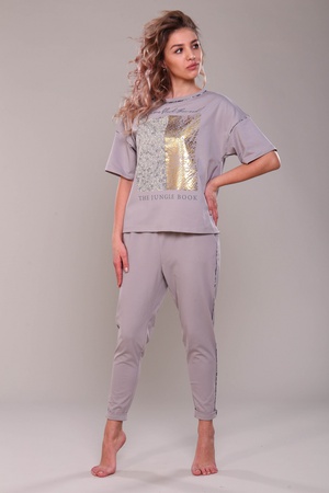 Домашний костюм "Jungle book" бежевый ТК 238