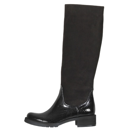 Женские сапоги, замша, кожа <G5711>