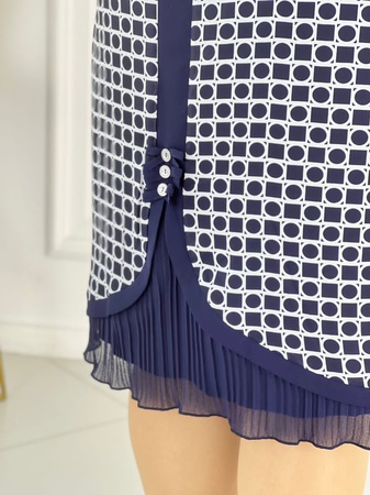 Шифон стрейч Соты