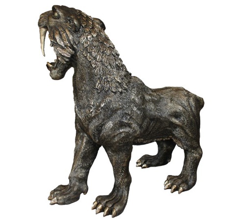 Kılıç dişli Kaplan Sherkhan Heykeli