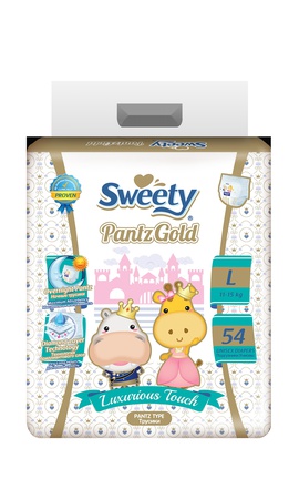 Подгузники-трусики Sweety Pantz Gold