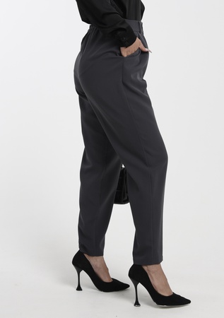 Брюки бананы классические на высокой посадке