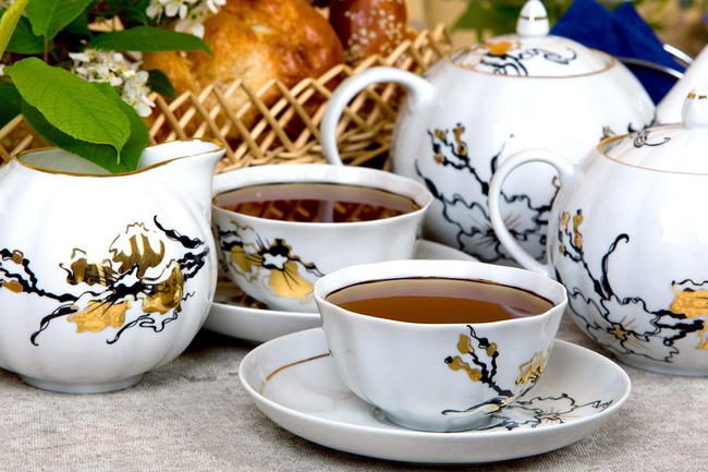 Сервиз чайный - Сакура (Тюльпан, 15 предметов)