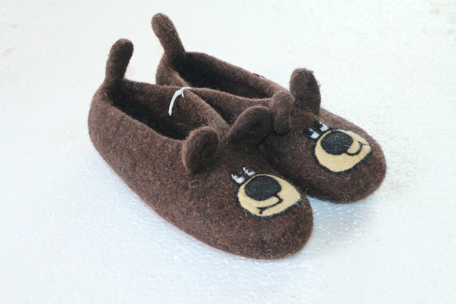 Тапочки Мишка