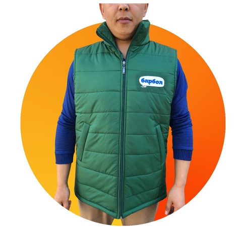 Жилеты с логотипом компании