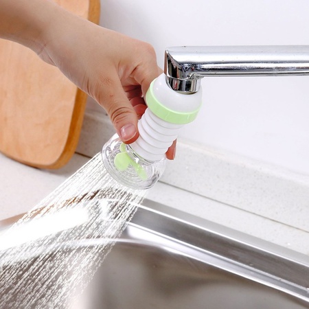 Kitchen faucet nozzle water saving flexible