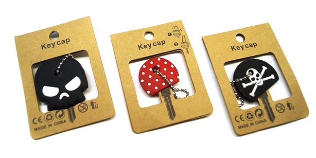 Колпачок на ключ защитный с подвеской для брелока