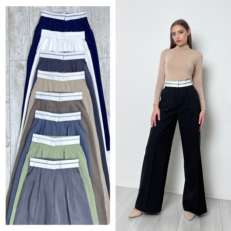 Kadın klasik palazzo pantolon