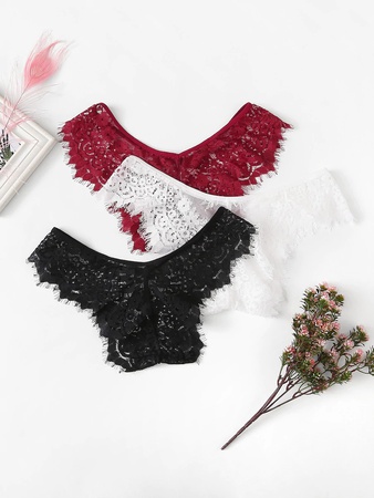 Ресницы Кружевные Трусики Комплект