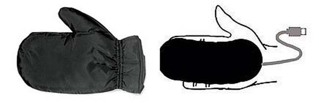 Гибкий нагревательный элемент (универсальный) 9х24 см, 5В / USB