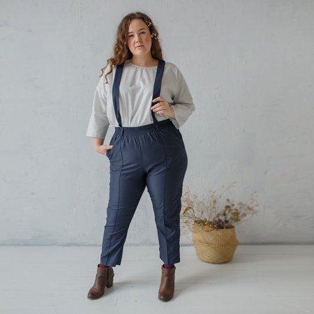 Брюки с завышенной талией