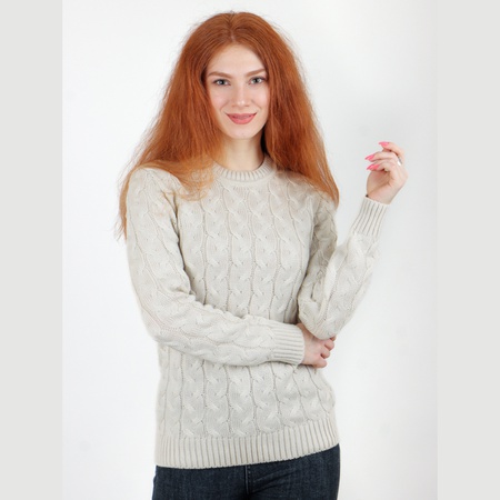 Kadın kazağı Eleonora bej