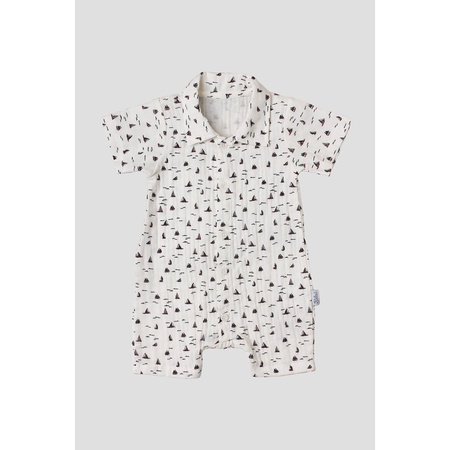 Оптом детские комбинезоны с муслиновым принтом для мальчиков 3-12 мес.