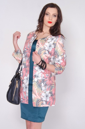 ЭЛЛА РУКАВ7/8 Джинса принтованная ЭЛЛА РУКАВ7/8 Д