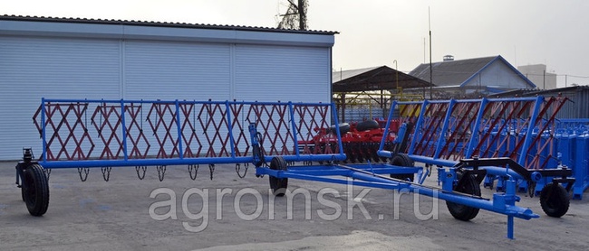 Сцепка однорядная на 12 борон