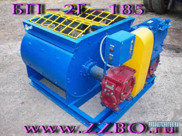 Принудительный двухвальный бетоносмеситель ZZBO БП