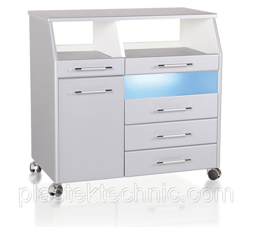 Педикюрный шкаф с тумбой и УФО-блоком "Смарт-3"
