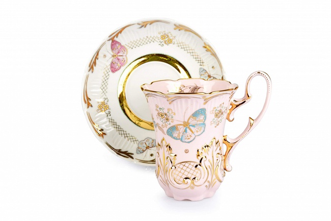 Бокал с блюдцем Рельефный авт.рос. Безенкова М.Л.